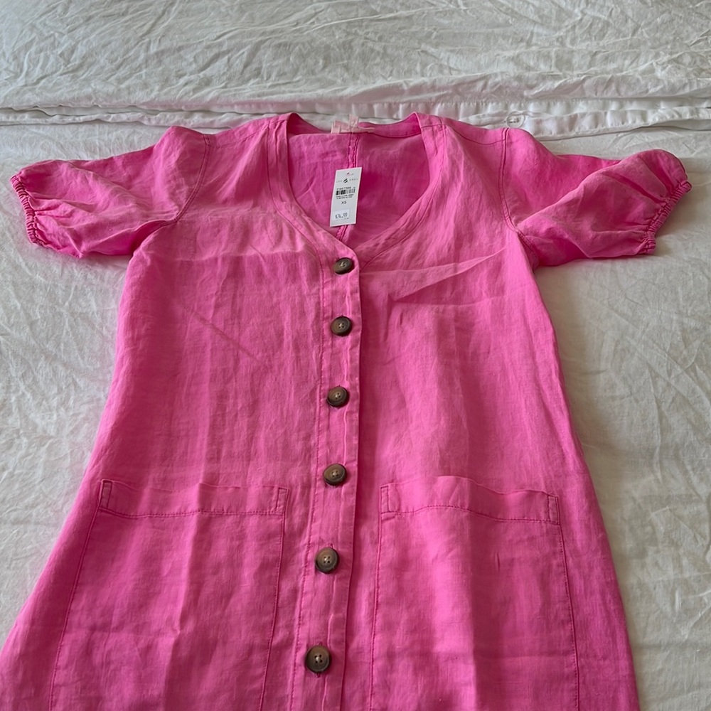 Linen summer dress 👗